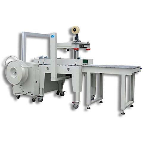 Automatic Carton Sealing & Strapping Line